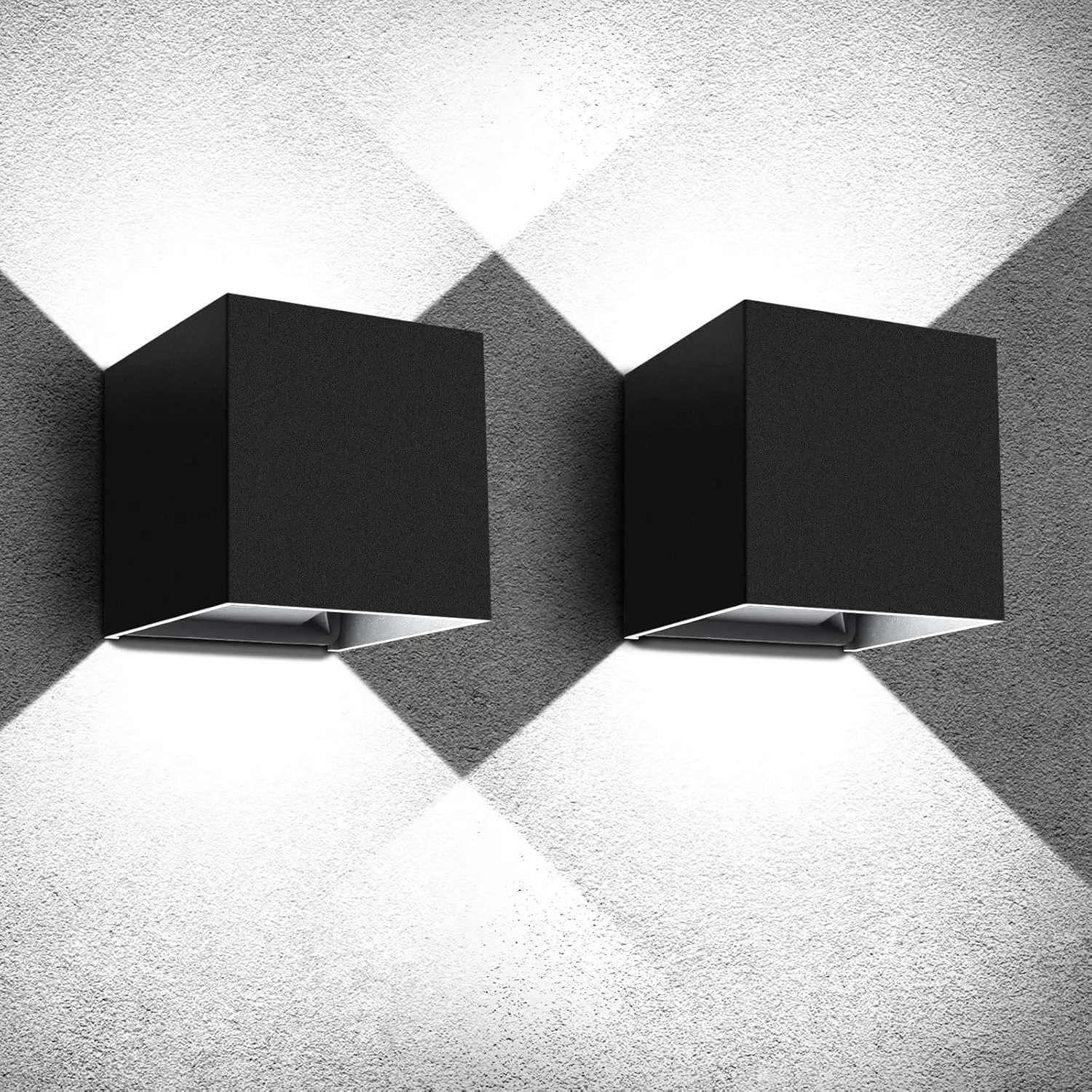 

Светодиодный бра 10 Вт, настенное и вниз, наружное освещение, жесткий провод, без фотоэлементов, светильники с регулируемым углом, квадратные, водонепроницаемые