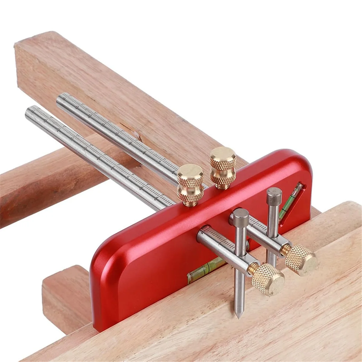 

A002 Aluminium Alloy Mortise Gauge Ruler, High Precision Woodworking Marking Tool for Accurate Mortise and Tenon Joints
