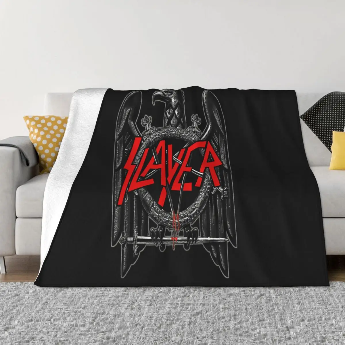 Slayer 2011 World Tour 2Xl Pxp 24 Cxh 27 5 Homme Text Cheap Sale Gift Dj Selling Colour Girl Throw Blanket