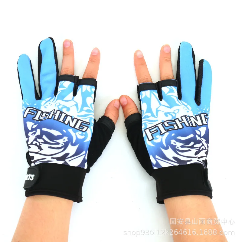 

Breathable Saltwater Grip Gloves Durable Outdoor Trout Carp Mesh Sea Anti-Slip Lightweight Gear Fishing Handling Waterproof