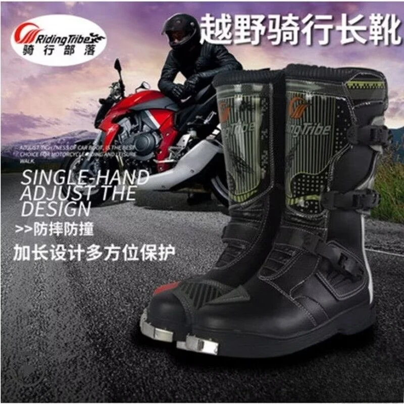 

Motorcycle Riding Boots Professional Racing Boot Men Women Crash Fall Protection Off-Road Motorbike Shoes Botas Motocross