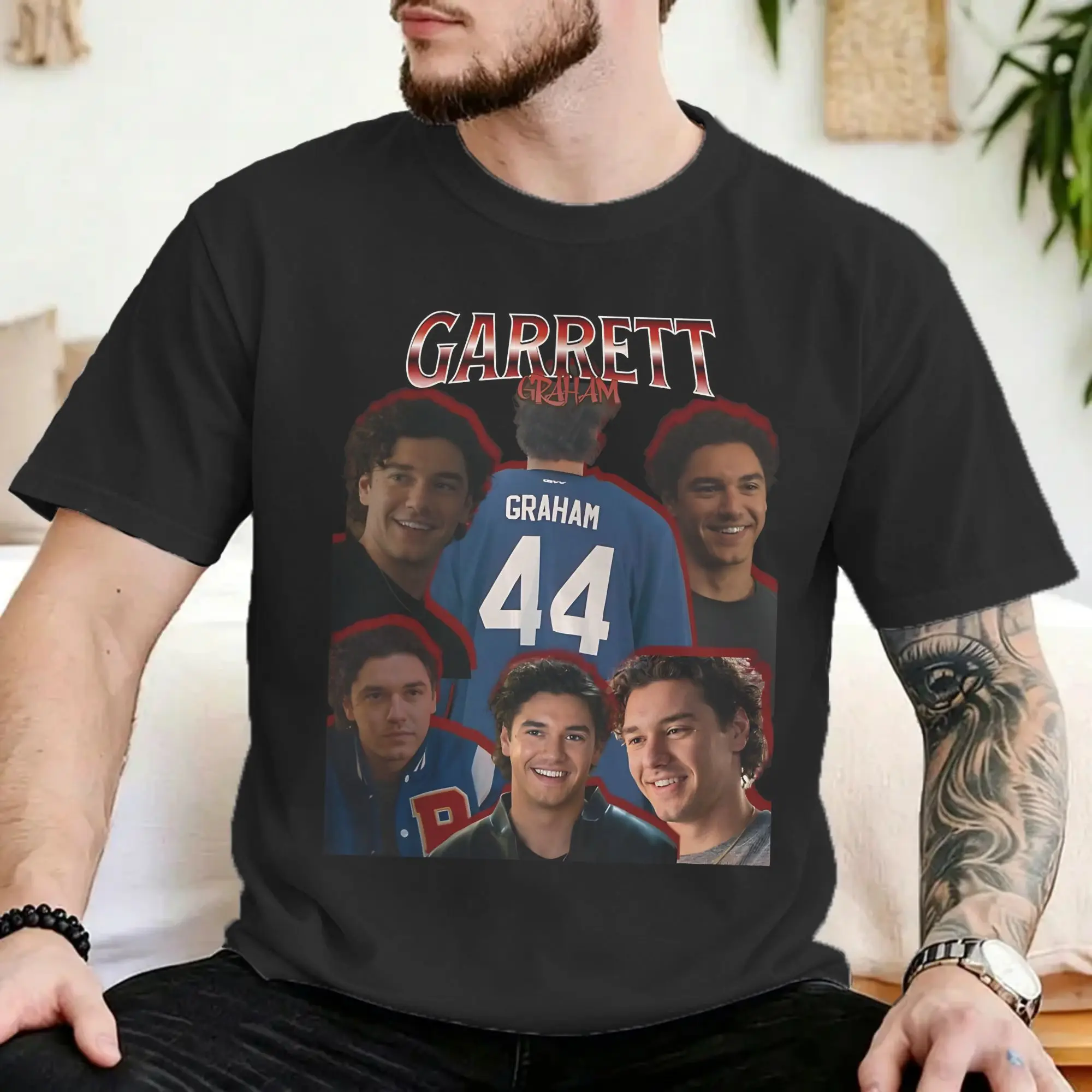 

Men Women T-Shirt Garrett Graham Off Campus Casual 100% Cotton Tees Short Sleeve T Shirt Crew Neck Clothing 6XL