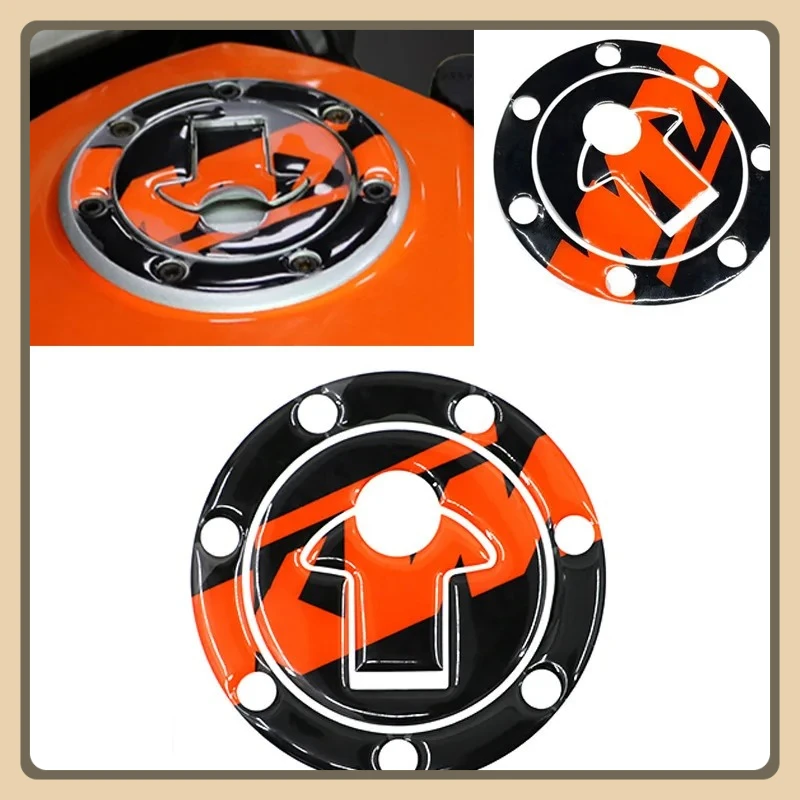 Nueva pegatina de cubierta de tanque de combustible, decoración 3D para motocicleta, adecuada para KTM DUKE 125 200 390 200 790 RC200 RC390 150NK R2R, goma suave