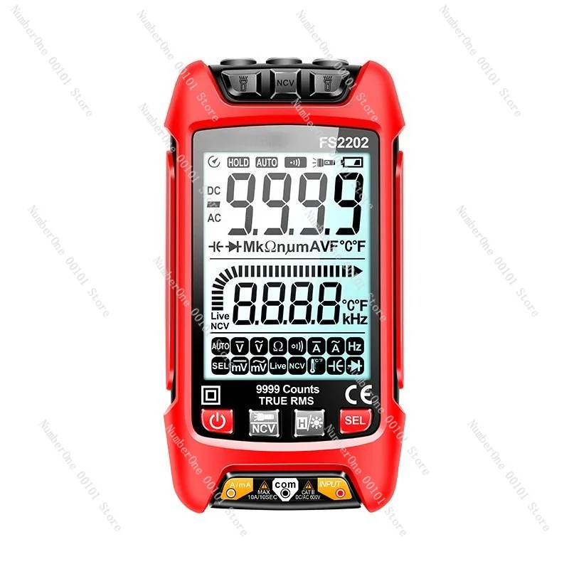 Electrician's multimeter with backlight - digital multimeter for electrical work