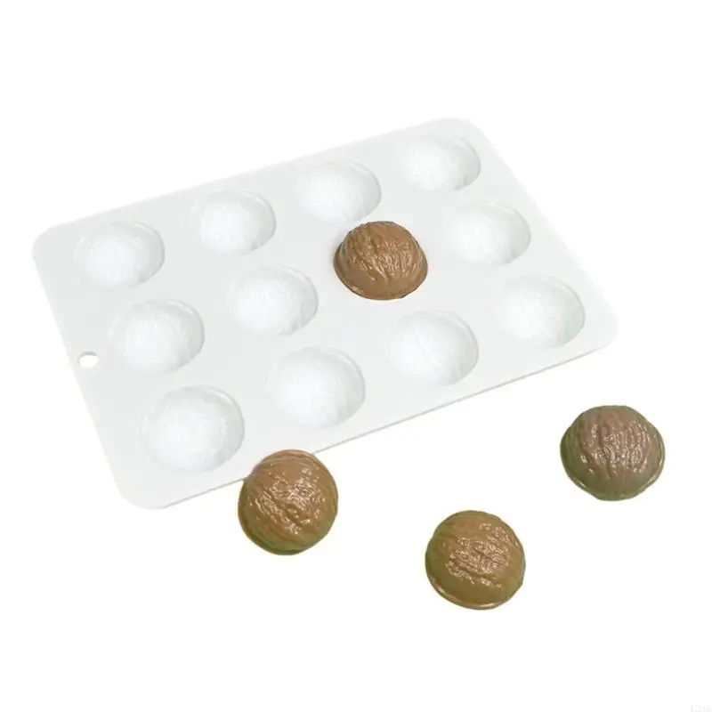 2025 Novas altas temperaturas resistentes silicone moldes forma nogueira para cozinheiros caseiros e entusiastas