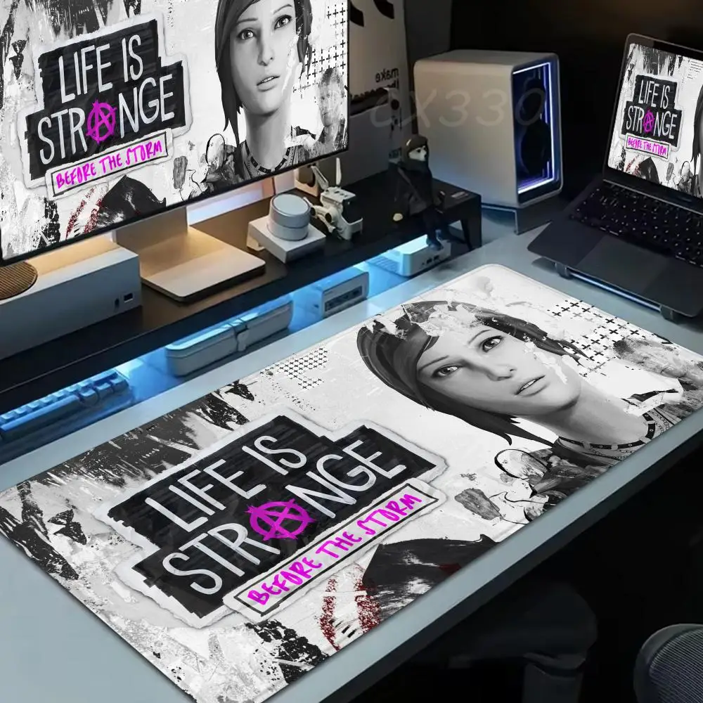 

Life is Strange Mouse Pad Large Computer Mousepad Office 1000x500mm XXL Pc Gamer Non-slip Rubber Keyboard Deskmat