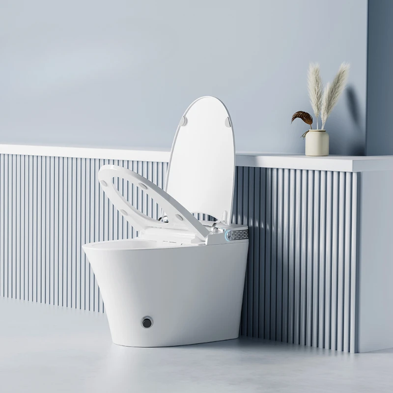 

modern intelligent automatic smart toilet Bathroom electric 110v/220v one piece bidet toilet with remote control