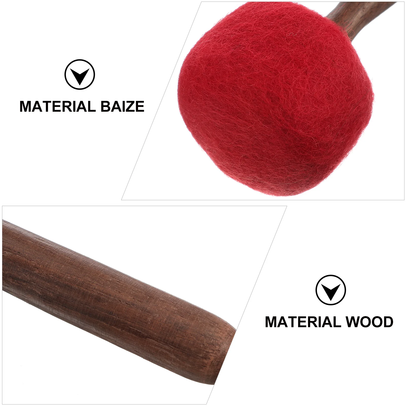 

1Pcs Buddha Sound Bowl Stick Wooden Hard-to-Break Chanting Bowl Mallet Singing Bowls Accessory Chanting Bowls Stick