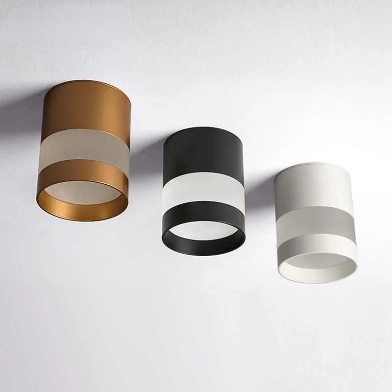 Surface Mounted LED Circular Ceiling Light Nordic Living Room Bedroom Home Aisle Store LED Spotlight Ceiling Light