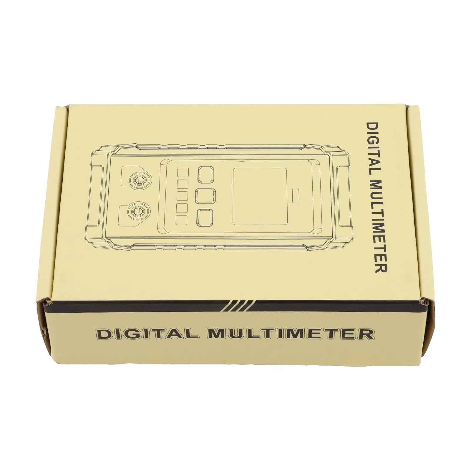 HT123 Multimeter Meter Measures ACDC Voltage and Resistance NCV Detection Backlit Display Rubber Protective Case