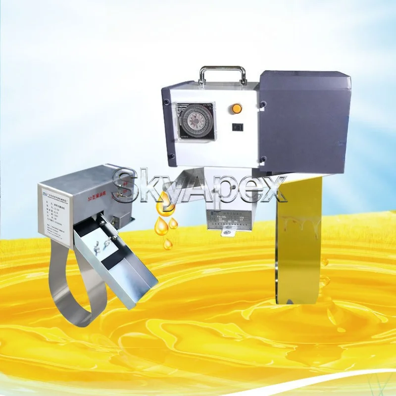 Tube Oil Skimmer Belt Oil Skimming Machine Industrial Oil Water Separator For Machine Tank Floating  Elimination