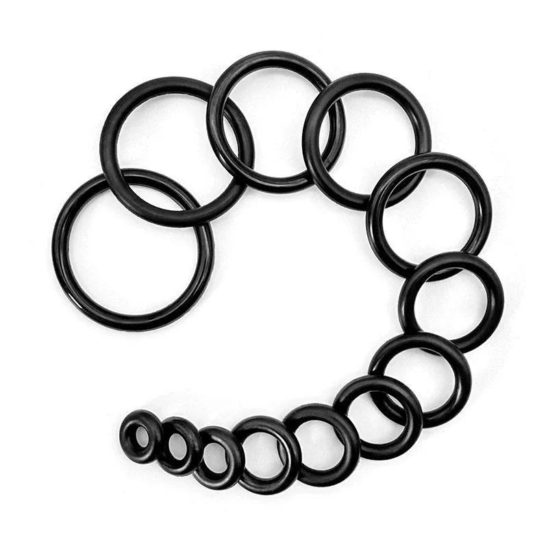 CS1.5mm Black NBR O Ring Rubber Assortment Kit 225 Pcs Faucet Sealing Valve Waterproof Machine Oil and abrasion Resistant Gasket