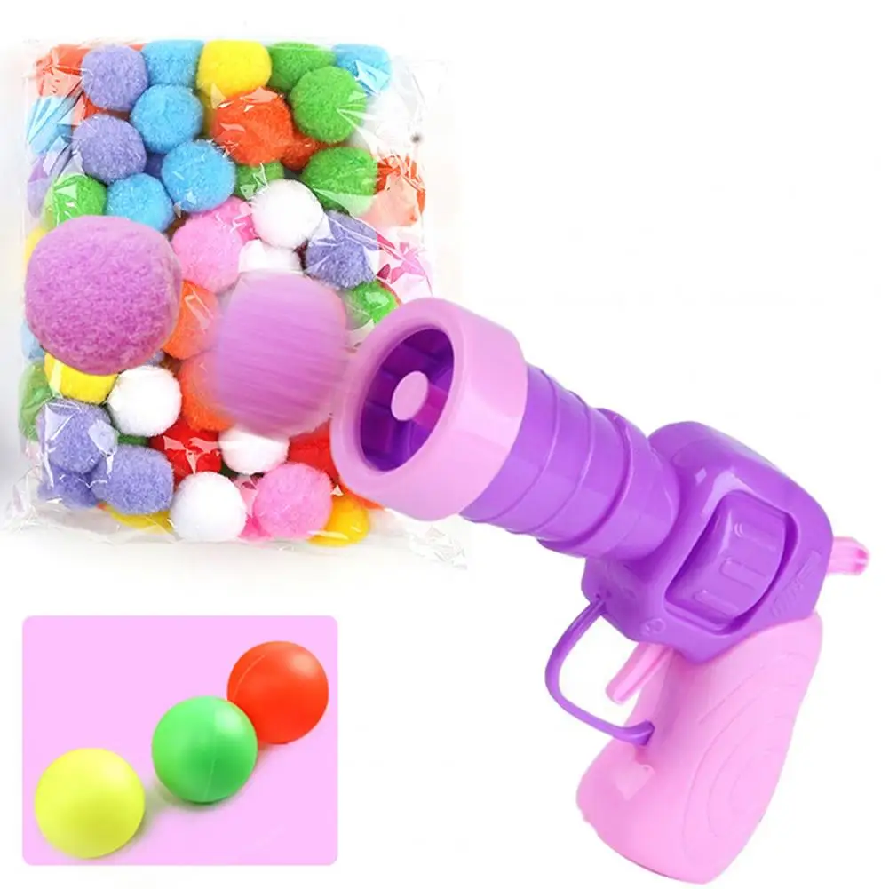 Cartoon Cat Plush Launcher Eye-catching Cat Plush Launcher Cat Toy Ball Launcher Candy Color Cartoon Shape Plush for Endless