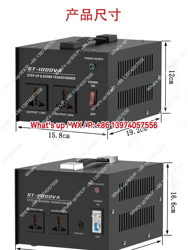 Working in 5000W Transformer 110V to 220V Voltage Converter 220V to 110V10000W Ship to country use
