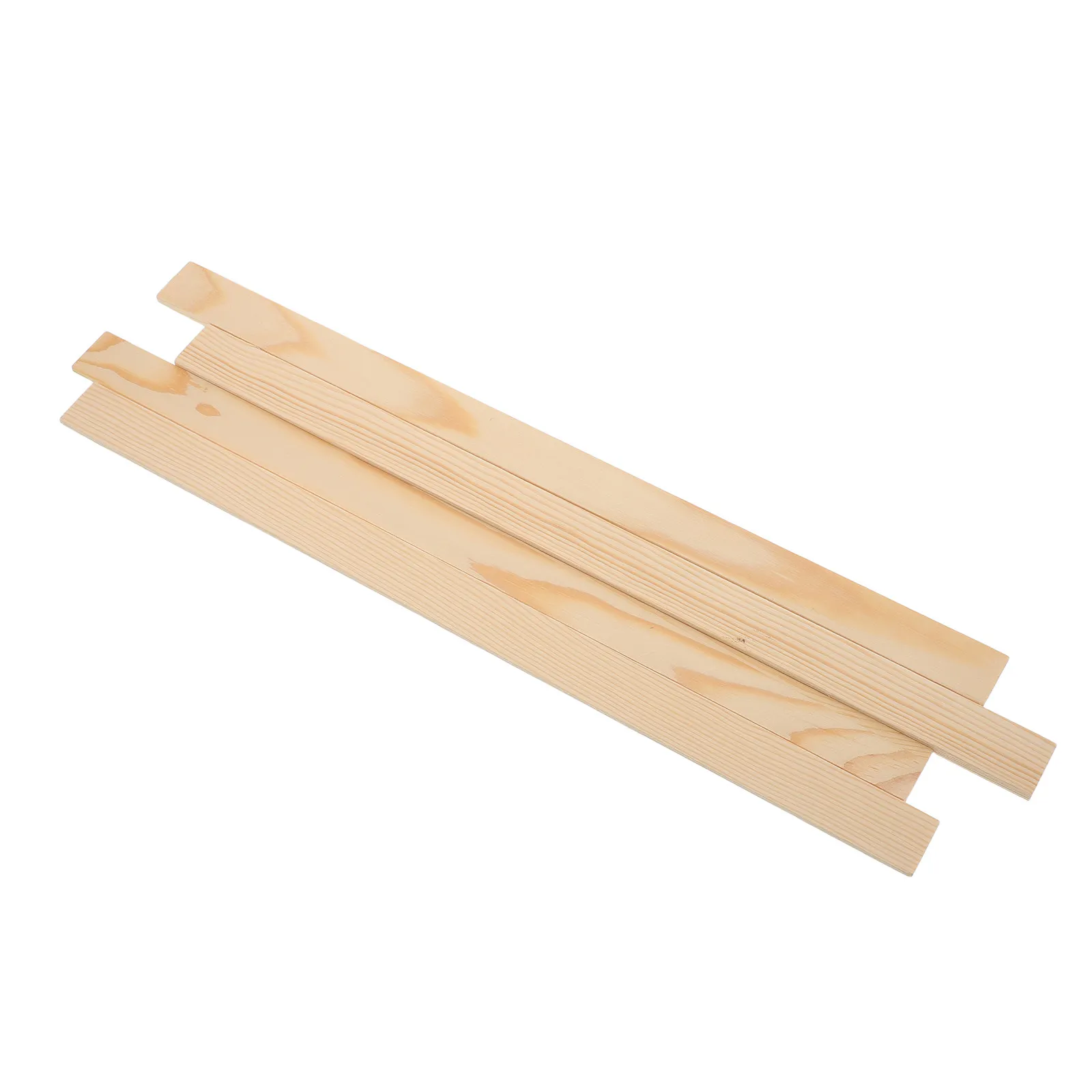 4Pcs Wooden Rolling Pin Depth Guides 3Mm 5Mm Dough Thickness Control Strips Pastry Ruler Baking Strip Pottery Polymer Clay Mud