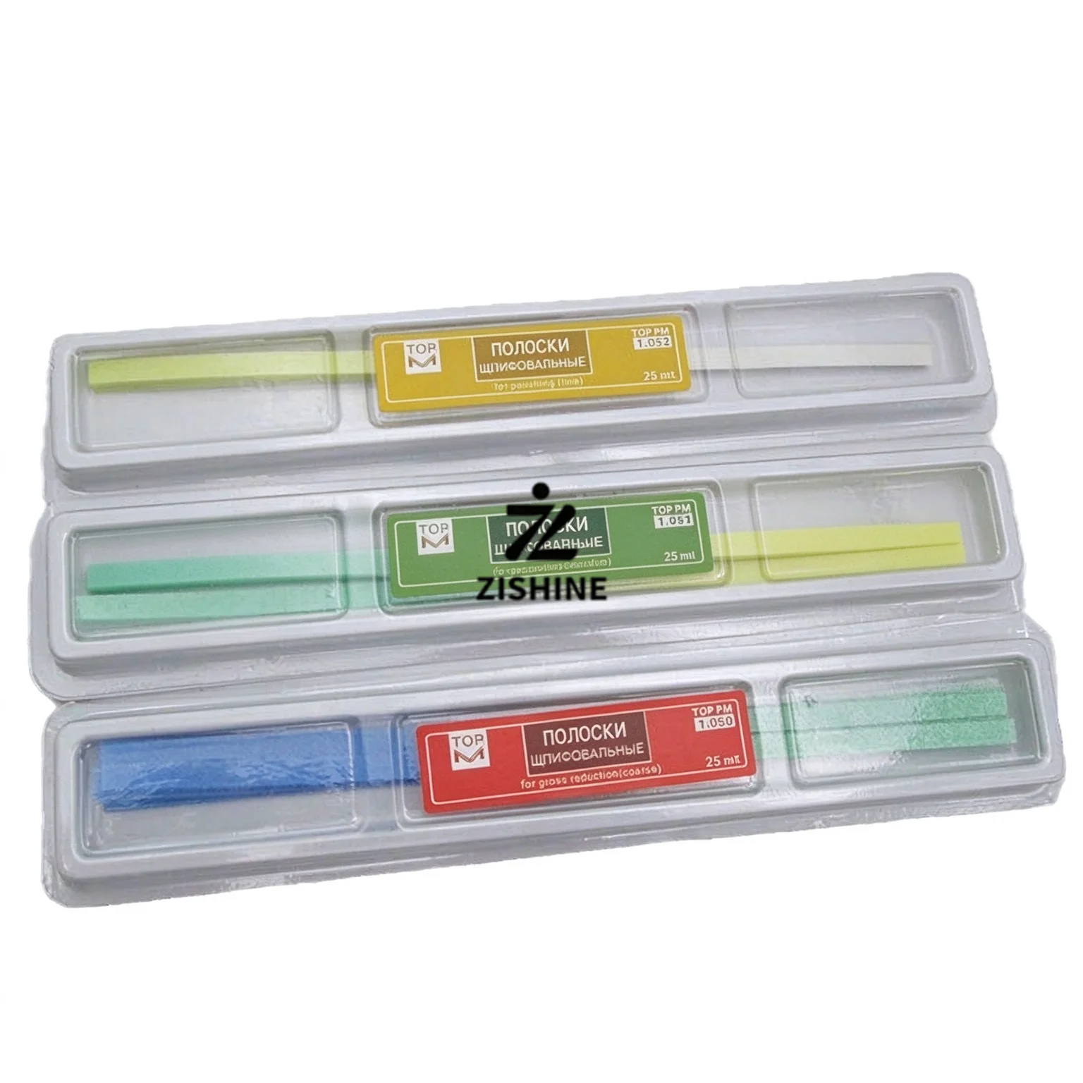 25PCS Dental Polishing Strips Interdental Finishing Strips Colorful Dental Polishing Tools Model 1.050 1.051 1.052