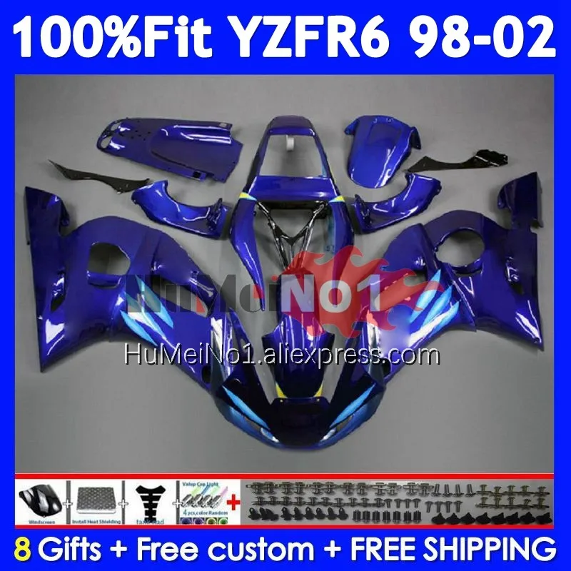 

Blue GO !!! OEM Body For YAMAHA YZF-R6 YZF R6 R 6 YZF600 355No.36 YZFR6 98 99 00 01 02 YZF-600 1998 1999 2000 2001 2002 Fairing