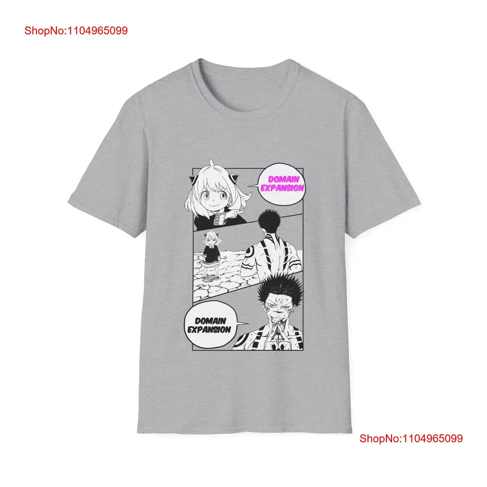 

Anya VS Sukuna Domain Expansion T Shirt vintage Washed Versatile Casual Stretched Comfortable graphic fashion Unisex streetwear