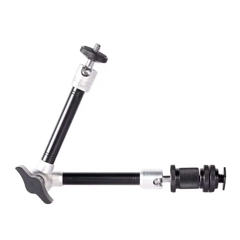 11 Inch Aluminum Alloy Photography Strange Hand Universal Bracket Magic Arm Round Tube Fixing Clip Crab Clamp Magic Arm