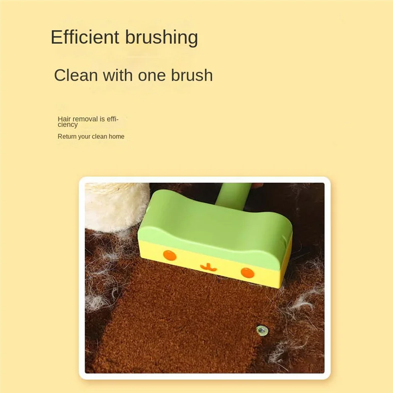 Pet Removes Hairs and Green Cleaning Brush Fur Removing Animals Hair Brush Clothing Couch Sofa Carpets Combs Green