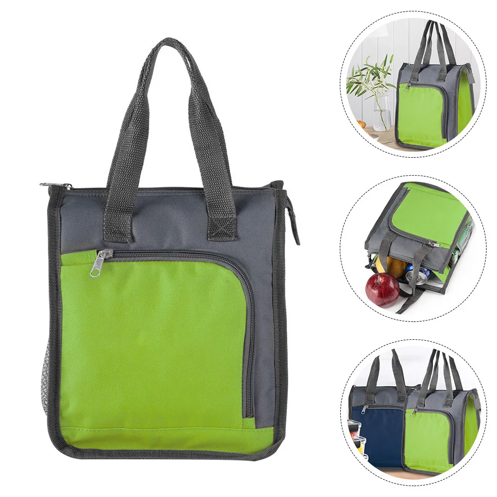 

Thick Insulation Lunch Bag Portable Thermal Lunch Tote Bag for Office School Picnic Food Carrier Heat Preservation