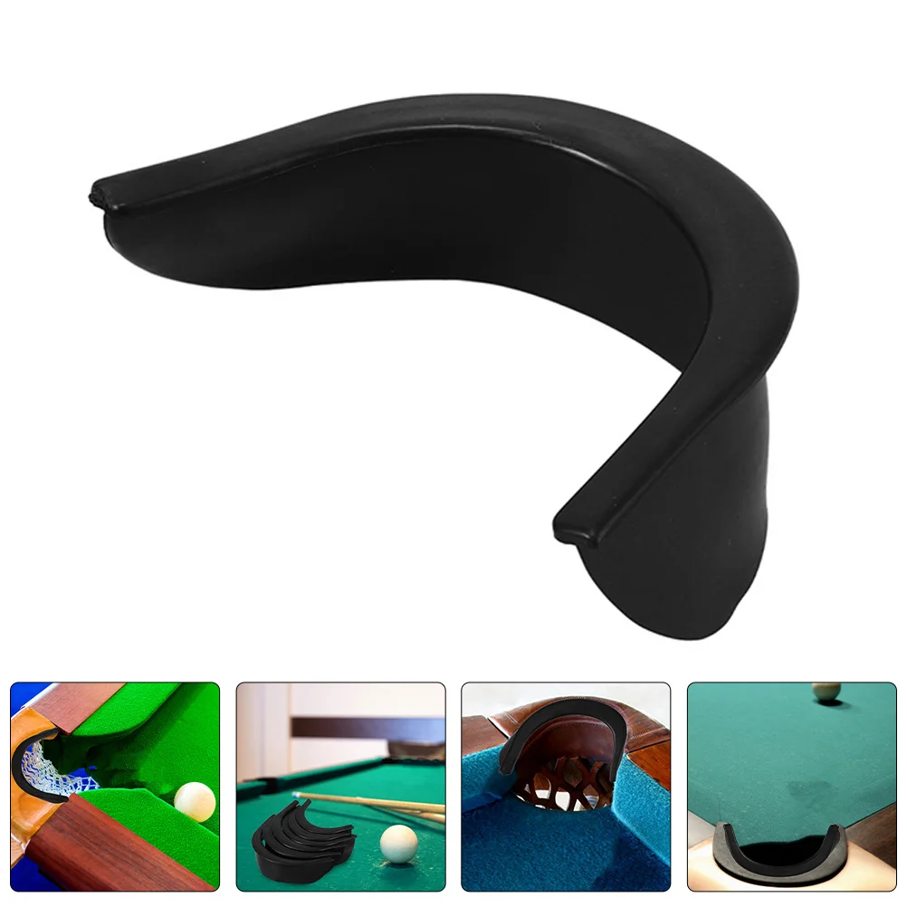 

6Pcs Pool Table Hole Liners Black Plastic Billiard Corner Pocket Replacements for Style Tables Snooker