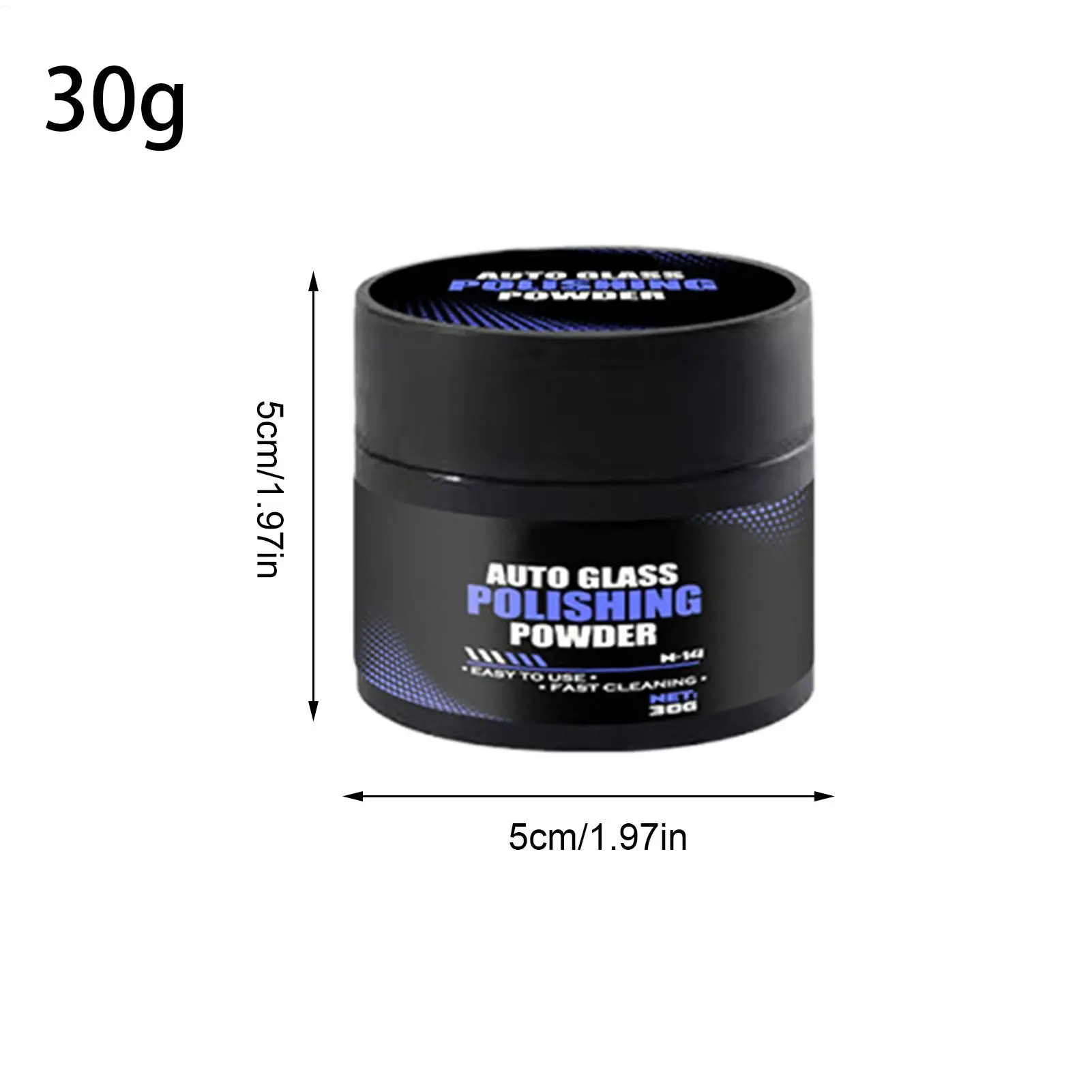 Glass Polishing Powder Car Windshield Oil Film Remover Scratch Repair Restorer Cleaner Auto Window Mirror Water Spot Rust Eraser - view 6