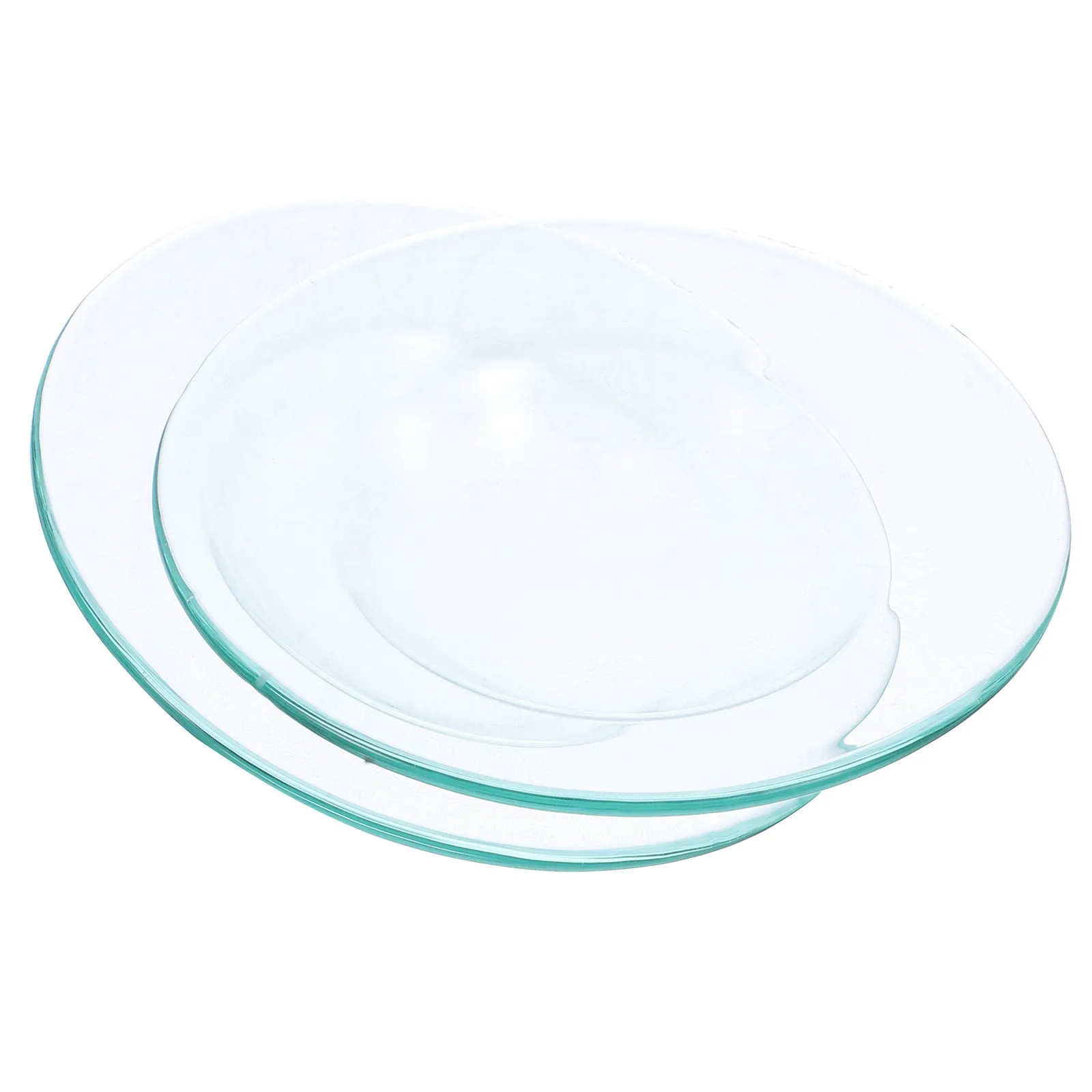 2 Pcs Wax Melt Warmer Replacement Dish Electric Scented Melts Heat Plate for Melting with Lid