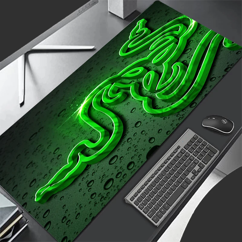 

Razer Mousepad HD Gaming Mats Computer Cabinet Non-Slip Mouse Pad Anime Keyboard Pad PC Accessories Extended Pad Office Desk Mat