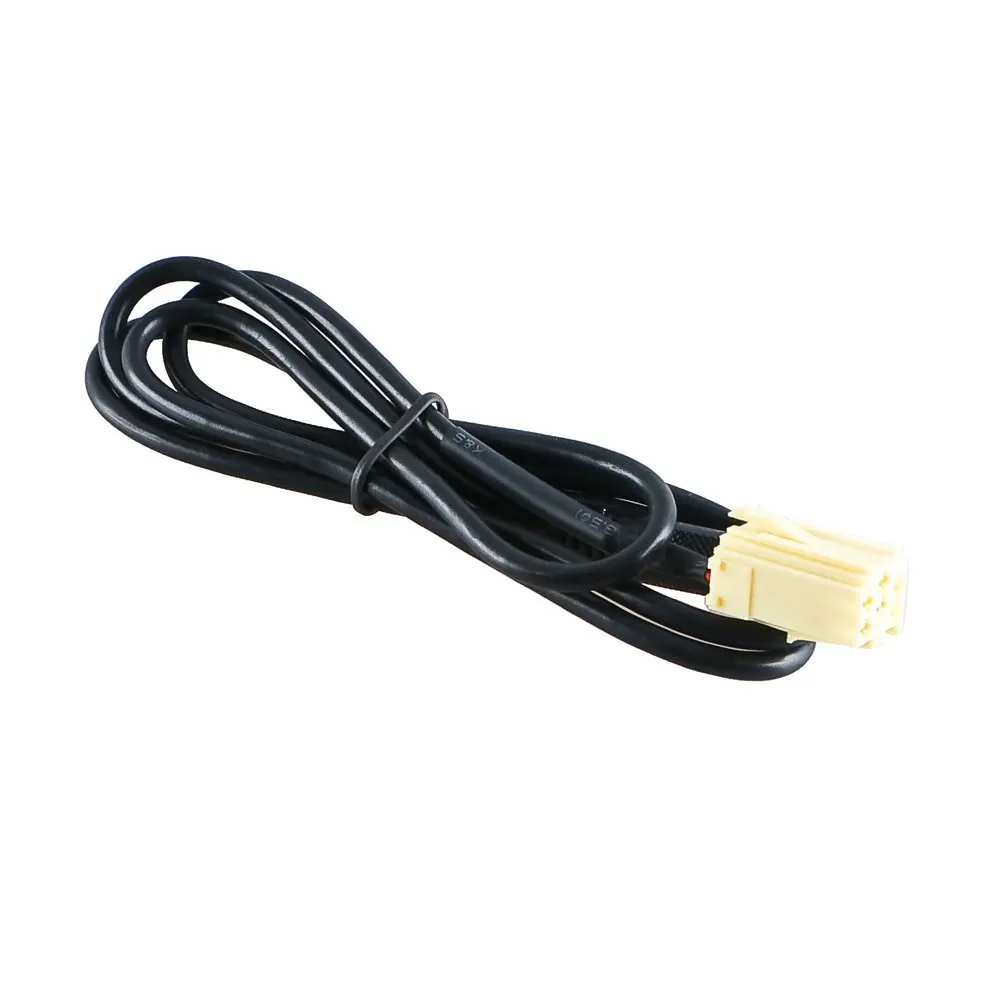 Adaptador de cable de entrada auxiliar Mini Jack de 3,5 mm para iPod/MP3 Fiat Grande Punto 500 Paquete de 1