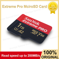 SanDisk micro SD Card ExtremePRO microSDXC UHS-I Trans Flash Card A2 U3 V30 32G 64G 128G 256G 512G 1TB 4K UHD Video Memory Card
