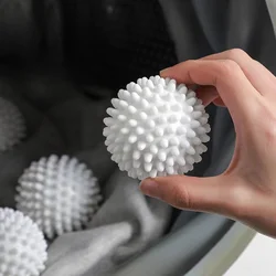 Anti-wrap laundry ball round pure white magic cleaning drum washing machine laundry dryer balls washing machine cleaner