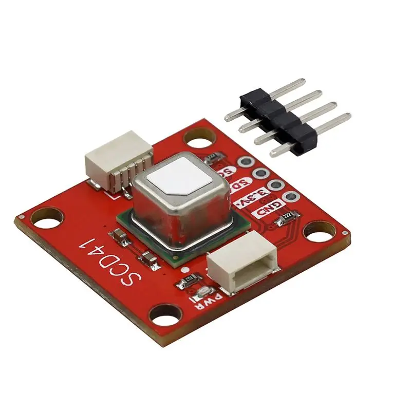 HLZS-SCD41 Gas Sensor Module Detects CO2 Carbon Dioxide Temperature And Humidity In One Sensor I2C Communication