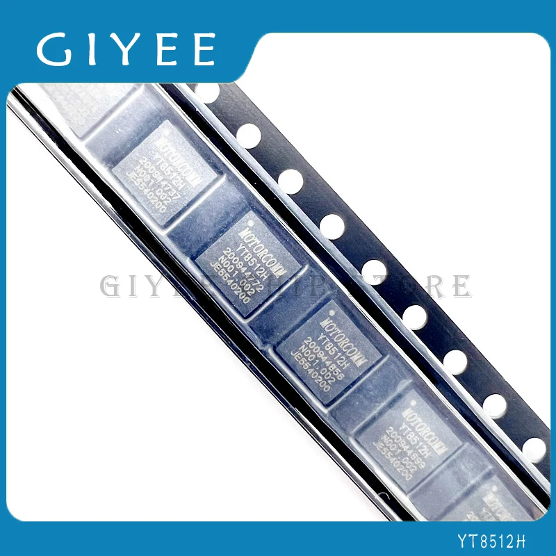 

5Pcs/Lot YT8531H YT8511C YT8511H YT8512H YT8512C YT8510H YT8510C QFN32 QFN40 Single Port 100 Gigabit Ethernet Transceiver Chip