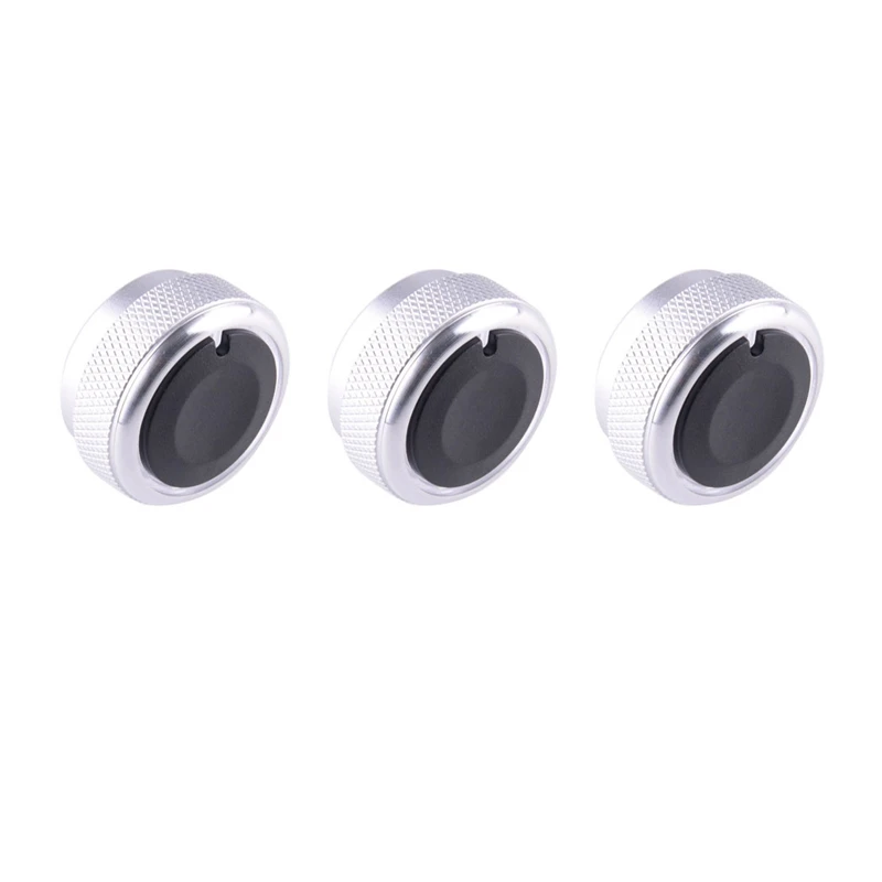 3Pcs AC Switch Knob Air Conditioning Heat Control Knobs For Toyota Tacoma Platz Vios Vitz Yaris Echo Scion X