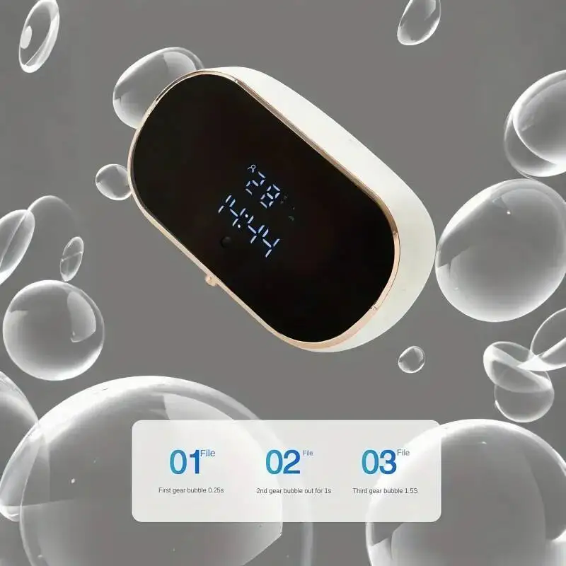 Intelligent Wall Mounted Sensing Soap Dispenser With Non-Contact Infrared Bubbles Suitable For Bathroom Smart Washing Hand