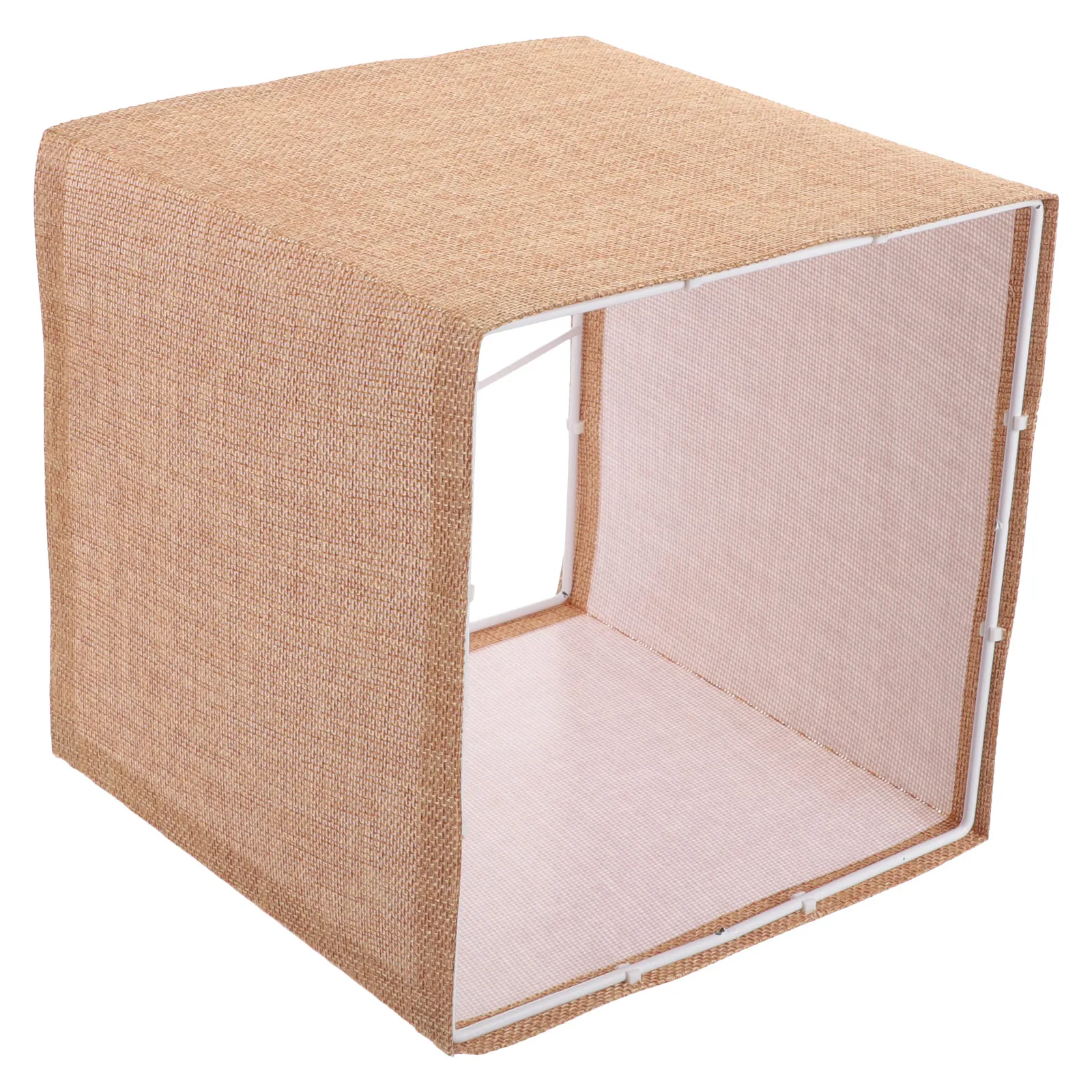 

Fabric Lampshade Accessories 20x20x20cm Square Cloth Lamp Shade for Table Desk Replacement Modern Bedroom Living Room Kitchen