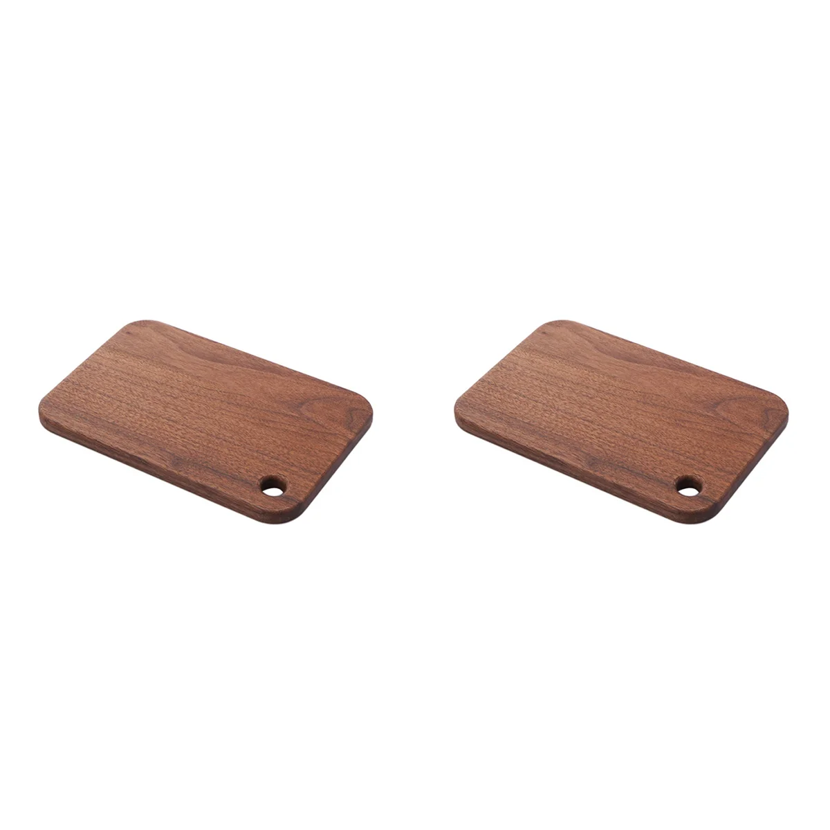 BAAU 2X Wooden Foods Cutting Chopping Board Outdoors Camping Vegetable Fruits Meats Bread Cutting Chopping Board,L