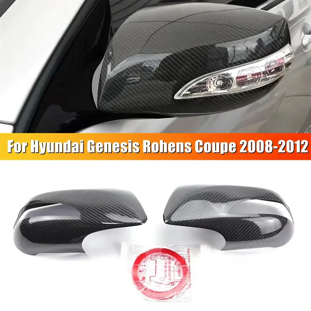 

Автомобильная наклейка для Hyundai Genesis Rohens Coupe 2008-2012 из настоящего углеродного волокна, боковое зеркало заднего вида