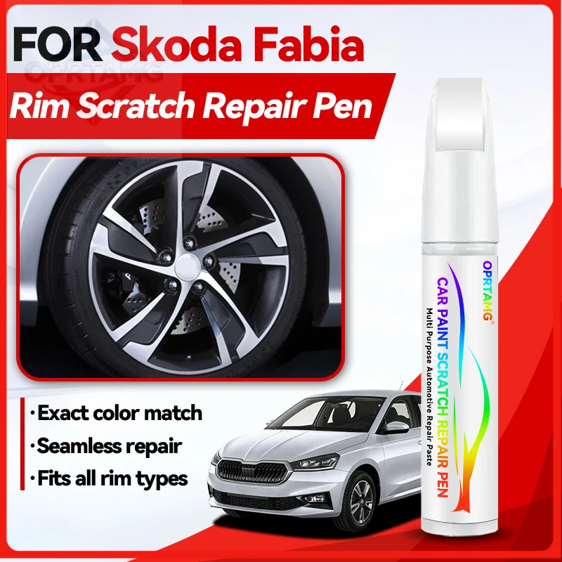 

Car Wheel Hub Touch Up Paint Pen For Skoda Fabia 1999-2025 6Y 5J NJ HB Paint Repair Pen Touch Up Scratch Remover DIY Auto Access