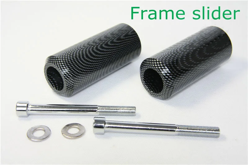 

For 1991-1998 Honda CBR 600 F2 / F3 1992 1993 94 95 1996 1997 Motorcycle bike No Cut Frame Slider Crash Protector Black / Carbon