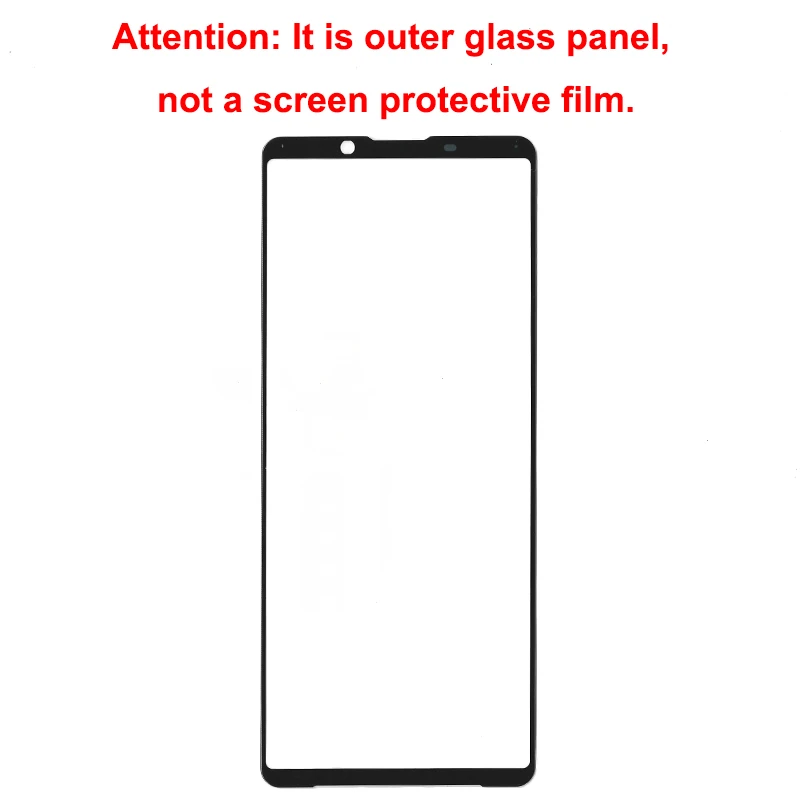 Aorcarmo For Sony Xperia 1 5 10 II III IV V Display Screen Front Outer Glass LCD Touch Panel Replacement Part