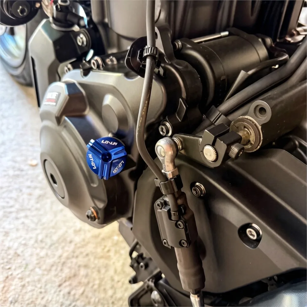 

For Yamaha MT-07 MT07 FZ07 MT-03 MT-25 MT-01 MT10 Motorcycle CNC M28*3 Accessories Engine Oil Filter Cup Plug Cover Screw Parts