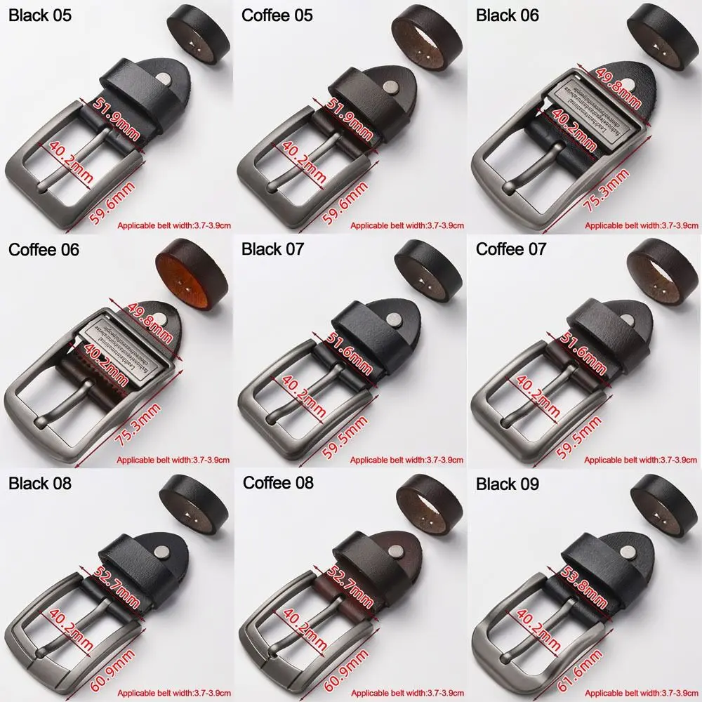 Business Accessories Adjustable Belt Replacement Buckle DIY Alloy Belt Buckle Men's Accessories
