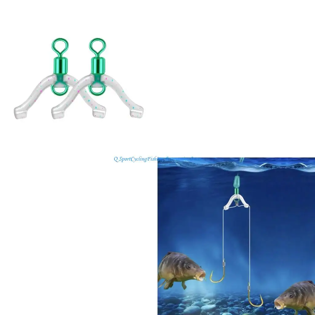 

Subline Splitter Line Bifurcation Swivels Anti Entanglements Fishing Tackle