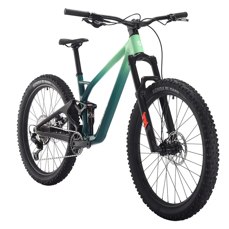 

2025 New Product Deore Titan 612 Full Suspension Carbon Fiber Mountain Bike Cycle for Man