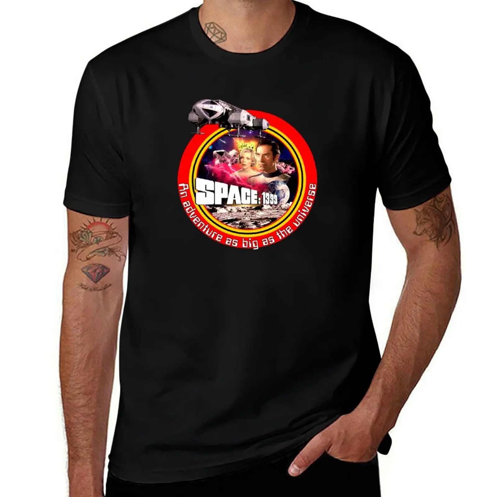 

SPACE: 1999 AN ADVENTURE AS BIG AS THE UNIVERSE 1 T-Shirt anime tshirt t shirts for man slim fit man t shirts for men T-shirt