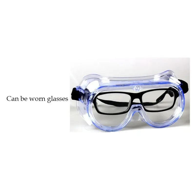 Multifunction 1621 Glasses Goggle Anti-Impact PC Chemical Splash ANSI Z87 Standard Safety Personal Protection UV Protective Fact