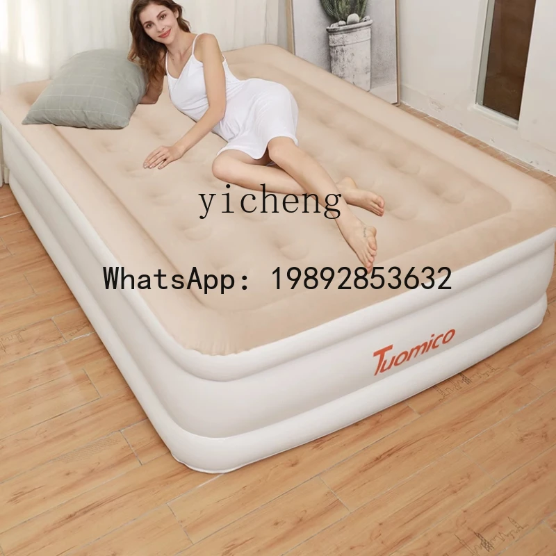 inflatable mattress outdoor camping floor bunk household single automatic portable folding bed thickened