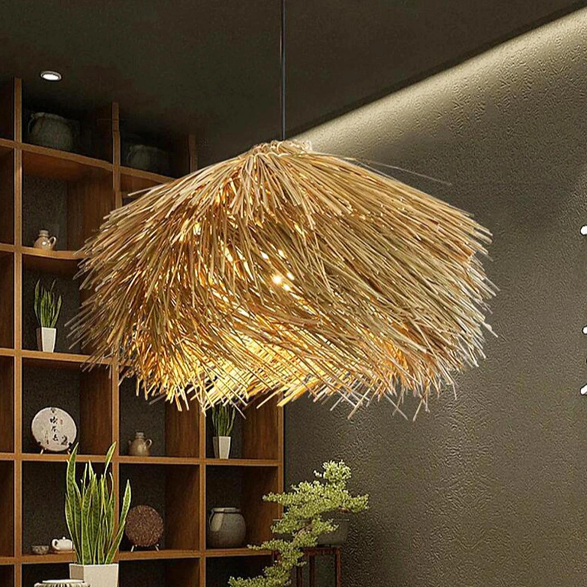 Wabi Sabi geweven hanglamp Boh - Wicker Pendant Shade recensie en prijs
